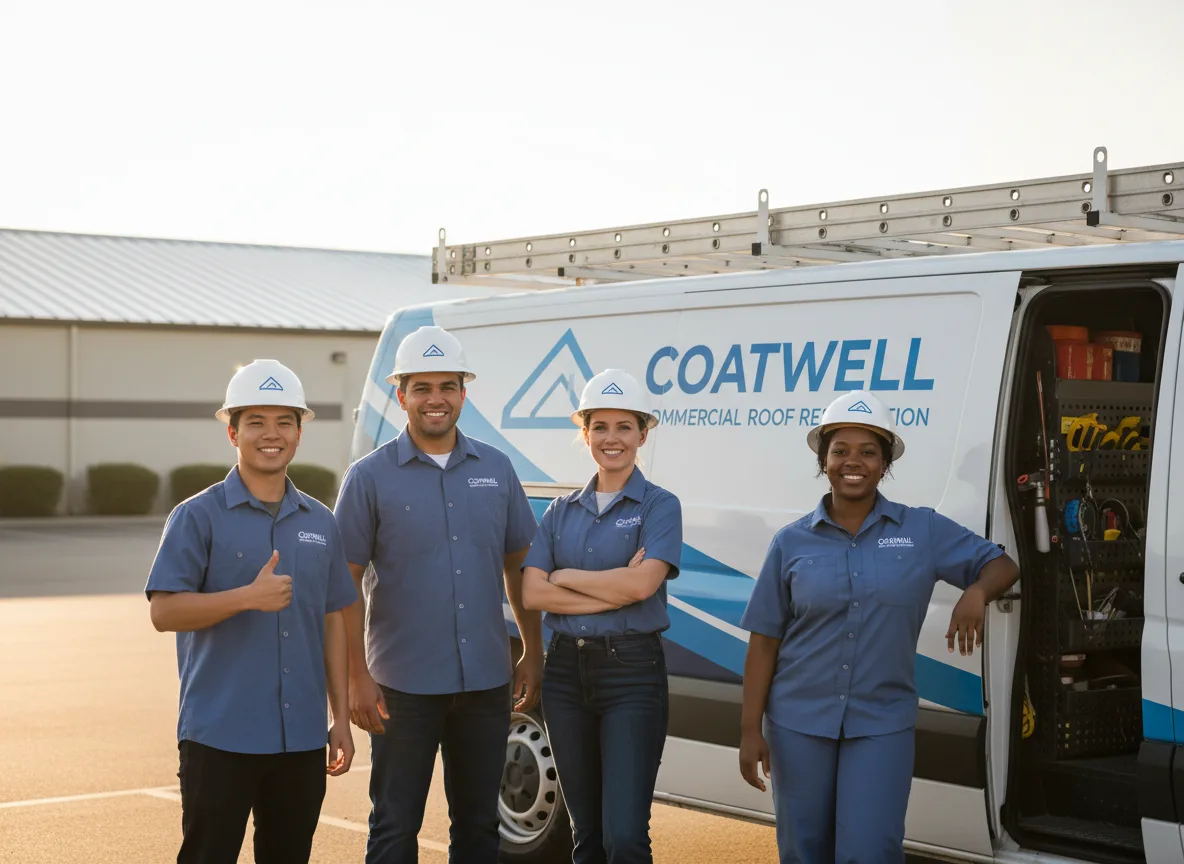 Commercial roof coating company in Baroda, MI